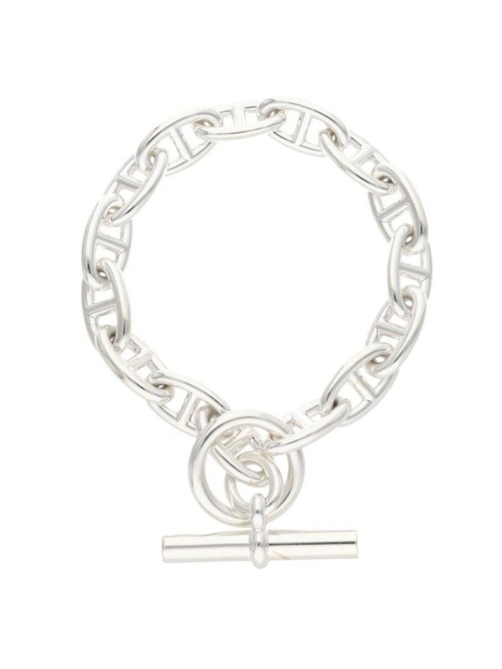 Hermes Chaine D'ancre GM Silver Bracelet